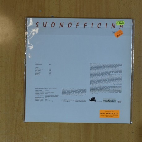 SUONOFFICINA - MUSIK AUS SARDINIEN - LP