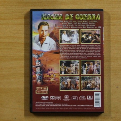 HACHA DE GUERRA - DVD