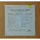 ISOLINO CANAL (CORAL DE RUADA DE ORENSE) - NEGRA SOMRA + 3 - EP