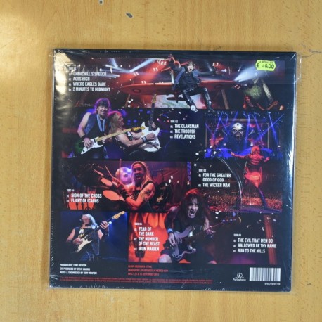 IRON MAIDEN - NIGHTS OF THE DEAD LEGACY OF THE BEAST - PORTADA ABIERTA 3 LP