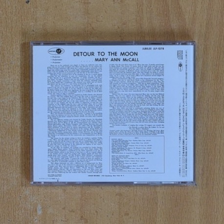 MARY ANN M CALL - DETOUR TO THE MOON - CD