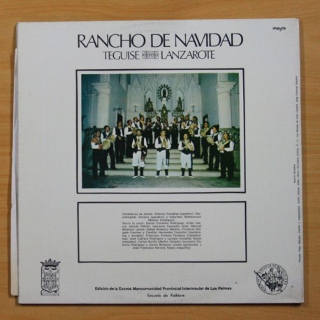 RANCHO DE NAVIDAD - TEGUISE LANZAROTE - GATEFOLD - LP