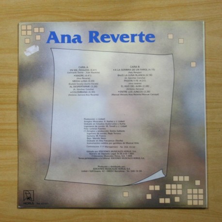 ANA REVERTE - EN MIL PEDAZOS - LP