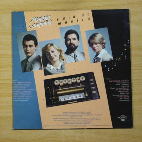 PEQUEÑA COMPAÑIA - CAJA DE MUSICA - LP