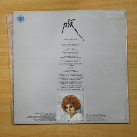 ORNELLA VANONI - PIU - LP