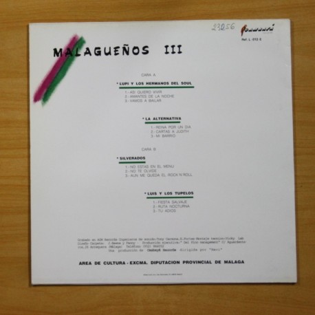 VARIOS - MALAGUEÑOS III - LP