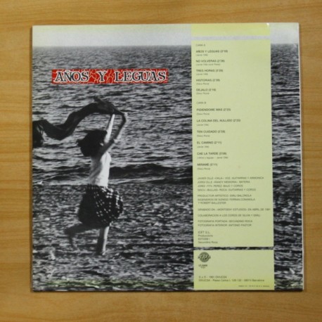 AÑOS Y LEGUAS - AÑOS Y LEGUAS - LP