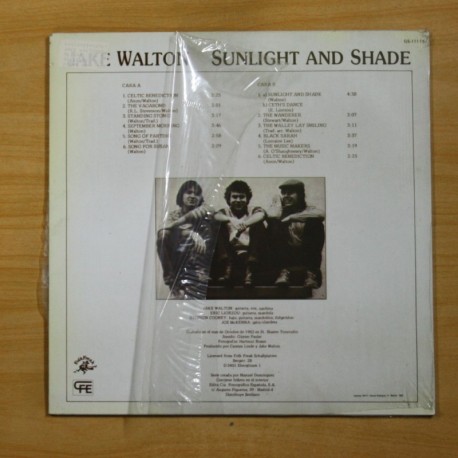 JAKE WALTON - SUNLIGHT AND SHADE - LP