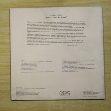 INDIO JUAN - SOBRE LA RUECA DEL TIEMPO - LP