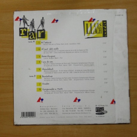LLUIS LLACH - RAR - LP
