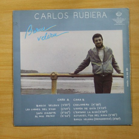 CARLOS RUBIERA - BARCU VELERU - LP