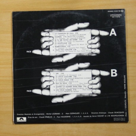 SERGE REGGIANI - REGGIANI - GATEFOLD - LP