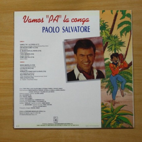 PAOLO SALVATORE - VAMOS PA LA CONGA - LP