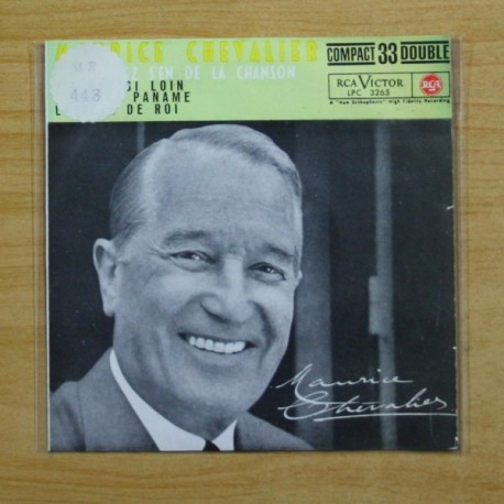 MAURICE CHEVALIER - AH DONNEZ M´EN DE LA CHANSON + 3 - EP