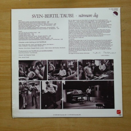 SVEN BERTIL TAUBE - NARMARE DIG - LP