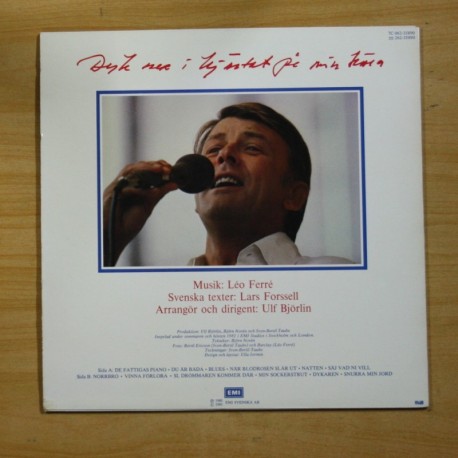 SVEN BERTIL TAUBE - SJUNGER LEO FERRE - LP