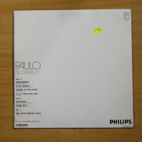 PAULO DE CARVALHO - ABRACADABRA - LP