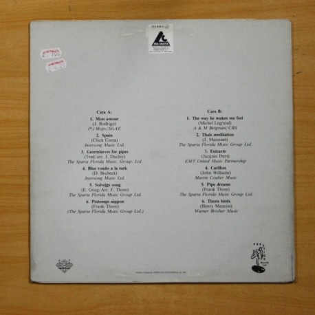 FRANCK THORE - PIPE DREAMS - LP