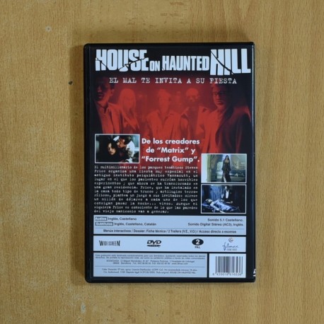 HOUSE ON HAUNTED HILL - DVD
