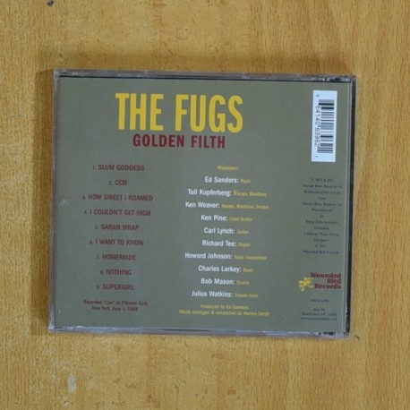 THE FUGS - GOLDEN FILTH - CD