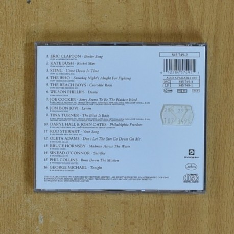 ELTON JOHN & BERNIE TAUPIN - TWO ROOMS - CD