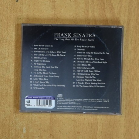 FRANK SINATRA - THE VERY BEST OF THE RADIO YEARS - CD