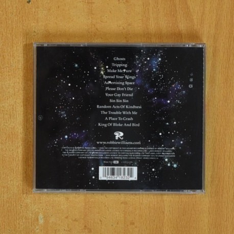 ROBBIE WILLIAMS - INTENSIVE CARE - CD