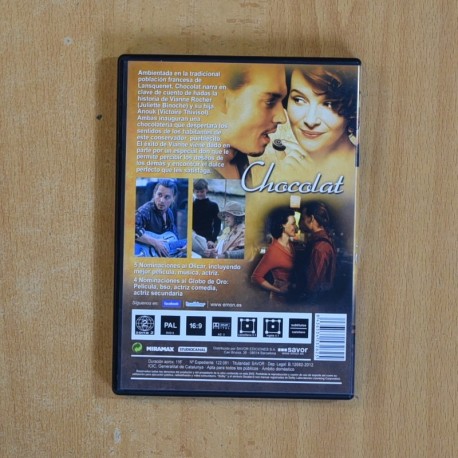 CHOCOLAT - DVD