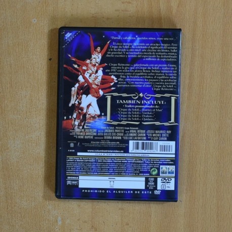 CIRQUE DU SOLEIL CIRQUE REINVENTE - DVD