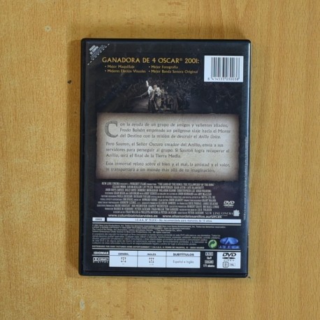 EL SEÑOR DE LOS ANILLOS LA COMUNIDAD DEL ANILLO - DVD