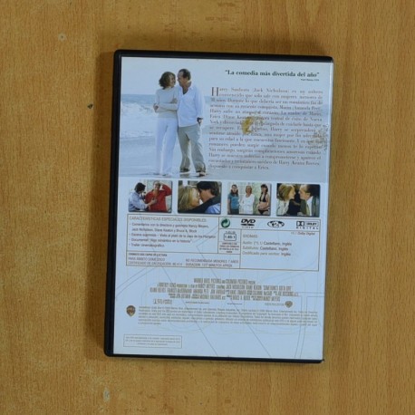 CUANDO MENOS TE LO ESPERAS - DVD