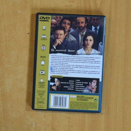 EL MISMO AMOR LA MISMA LLUVIA - DVD