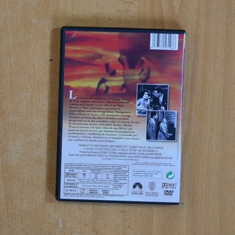 UN LUGAR EN EL SOL - DVD