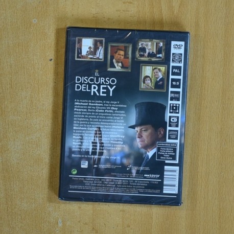EL DISCURSO DEL REY - DVD