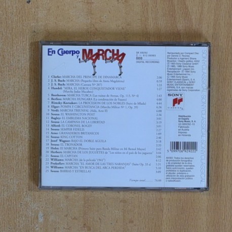VARIOS - EN CUERPO Y MARCHA - CD