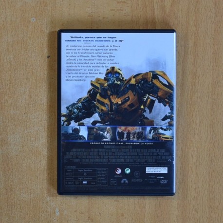 TRANSFORMERS EL LADO OSCURO DE LA LUNA - DVD