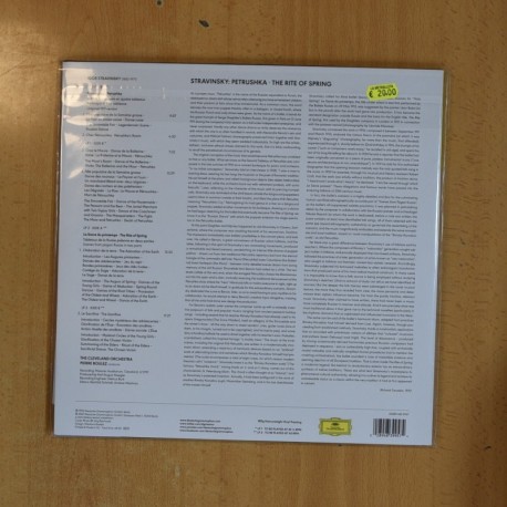 STRAVINSKY - PETROUCHKA / LE SACRE DU PRINTEMPS - 2 LP