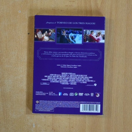 HARRY POTTER Y EL CALIZ DE FUEGO - DVD