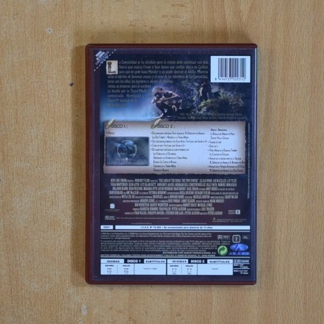 EL SEÑOR DE LOS ANILLOS LAS DOS TORRES - DVD