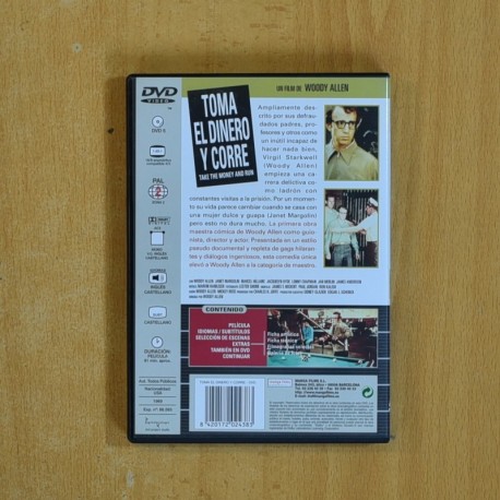 TOMA EL DINERO Y CORRE - DVD
