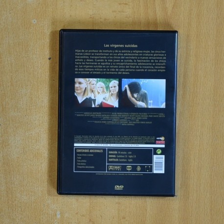 LAS VIRGENES SUICIDAS - DVD
