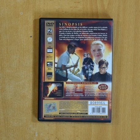 EL TALENTO DE MR RIPLEY - DVD