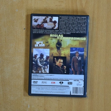REGLAS DE COMPROMISO - DVD