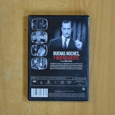 BUENAS NOCHES Y BUENA SUERTE - DVD