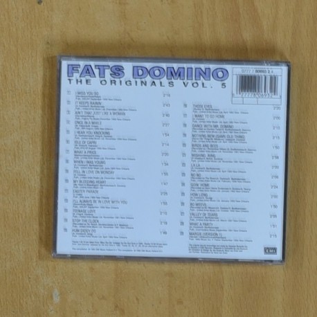 FATS DOMINO - THE ORIGINALS VOL 5 - CD