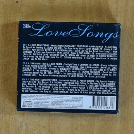 VARIOS - LOVE SONGS - CD