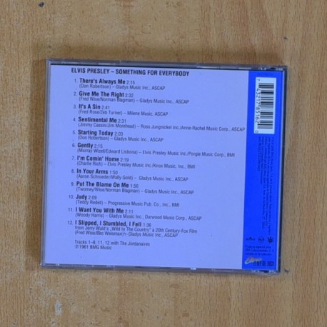 ELVIS PRESLEY - SOMETHING FOR EVERYBODY - CD