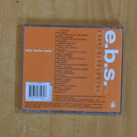 ELLA BAILA SOLA - EBS - CD
