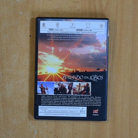 BAILANDO CON LOBOS - DVD