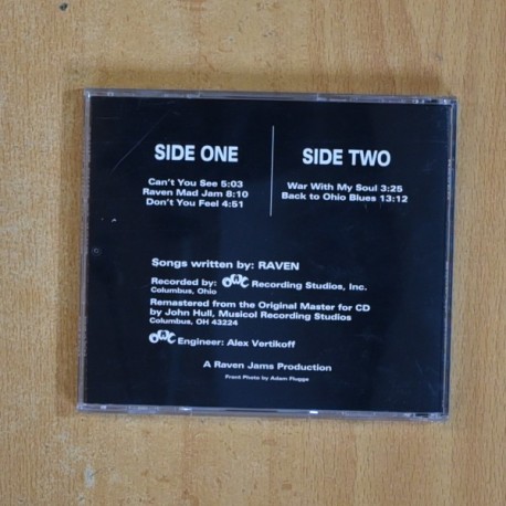 RAVEN - BACK TO OHIO BLUES - CD